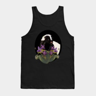 Skunk & Pansies Tank Top